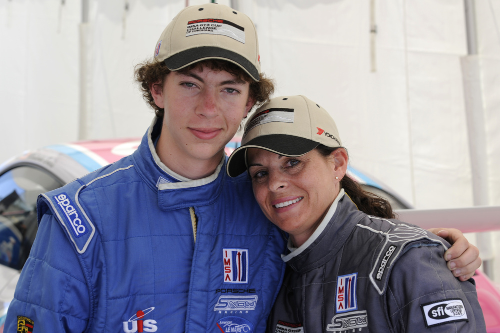 Melanie/Madison Snow First Mother/Son Combo Ever to Sweep Class Victories in a Professional Sports Car Race